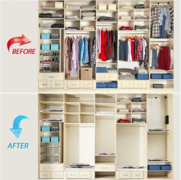 ВАКУУМНЫЕ ПАКЕТЫ НАБОР СУМОК 5 шт. - 50х70 см.