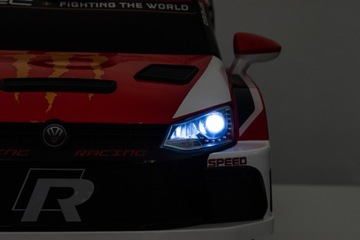 Автомобиль VW RALLY CAR с аккумулятором 12 В, приводом 4x4, светодиодным пультом дистанционного управления, FM-радио