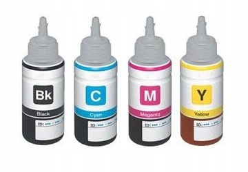KOMPLET 4x TUSZ napełniacz do EPSON ECOTANK