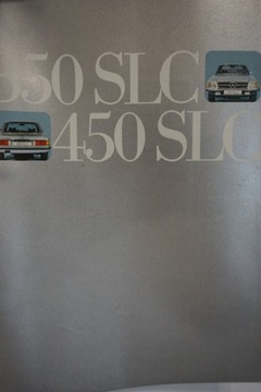 PROSPEKT FOLDER Mercedes C107, 350 SLC, 450 SLC