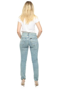 LEE ELLY spodnie damskie proste jeansy W33 L33