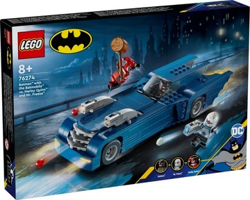 LEGO DC Batman 76274 Batman z batmobilem kontra Harley Quinn i Mr. Freeze