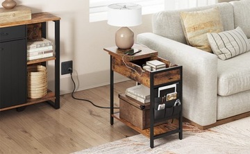 Столик в стиле лофт с USB