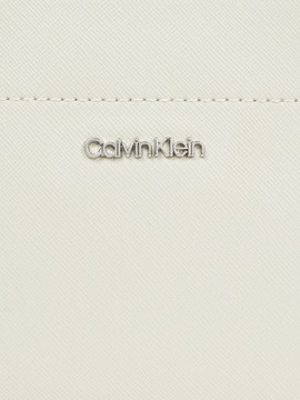 CALVIN KLEIN TOREBKA DAMSKA BUSINESS SHOULDER BAG_SAFFIANO BEŻOWA