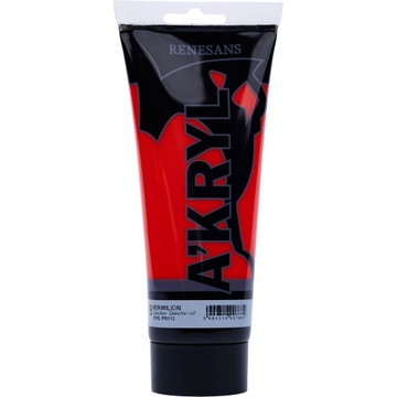 Renesans A'kryl farba akrylowa 200ml 8 cynober.