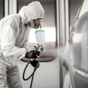 Пистолет-распылитель с 3 насадками HVLP 600 мл 1,4 1,7 2,0 Насадка