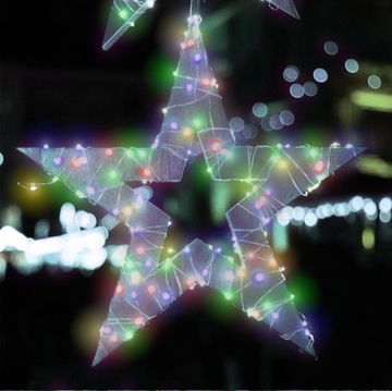 СОЛНЕЧНЫЕ САДОВЫЕ СВЕТИЛЬНИКИ ПРОВОДНАЯ ГИРЛЯНДИЯ 200 LED 20 метров