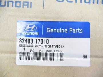 MECHANIZMUS ZVEDÁK OKNO LEVÝ PŘEDNÍ HYUNDAI MATRIX OE 82403 17010