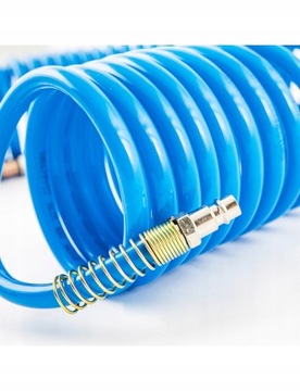 ШЛАНГ СПИРАЛЬНЫЙ ПНЕВМАТИЧЕСКИЙ 8х12мм 10м ЧЕРНЫЙ