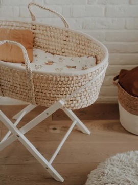 Подставка для корзины Ahoj Baby Moose, белая рамка