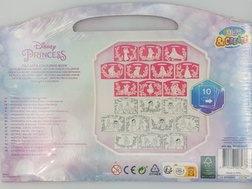 DISNEY PRINCESS РАСКРАСЬ И СОЗДАЙ НОВУЮ КНИГУ-РАСКРАСКИ