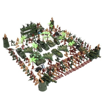 Zestaw podstawowy, 146 Action Figures Plastikowy