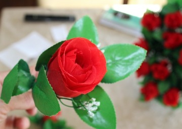 РОЗА 24 шт головка ИСКУССТВЕННЫЕ цветы розы.