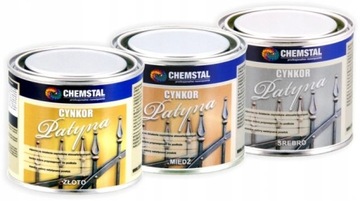 CYNKOR PATYNA FARBA DEKORACYJNA DO STALI 0,2L