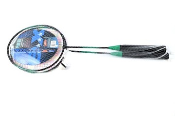 BADMINTON ZESTAW DO GRY RAKIETKI PALETKI