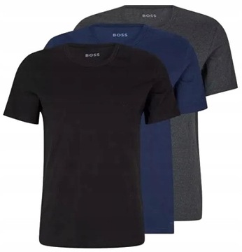 Koszulka męska T-shirt HUGO BOSS 3pack 3pak 3 szt