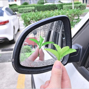 2 ШТ NANO ФОЛЬГА НАКЛЕЙКА АВТОМОБІЛЬНА ВОДОНЕПРОНИКНА НА ДЗЕРКАЛО DESZCZ  фото 4