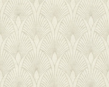 TAPETA ŚCIENNE 37427-1 KREMOWE WZORY ART DECO