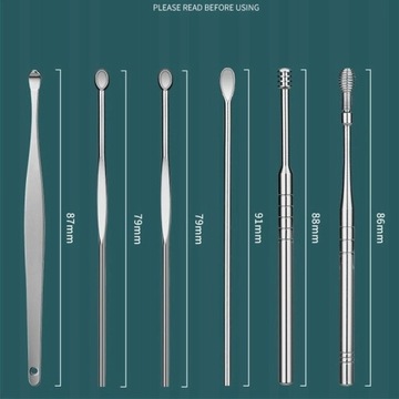6/7/8 шт., инструмент для удаления ушной серы, инструмент для удаления ушей