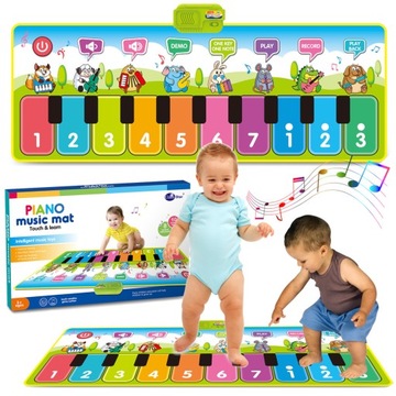 OUTLET MATA MUZYCZNA do TAŃCZENIA PIANINKO NAGRYWA 130x48