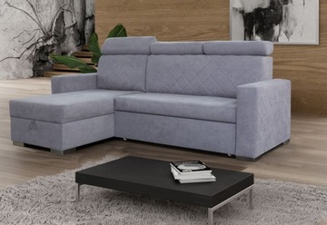 JASNY MODNY NAROŻNIK CORS 245x165 FUNKCJA SPANIA