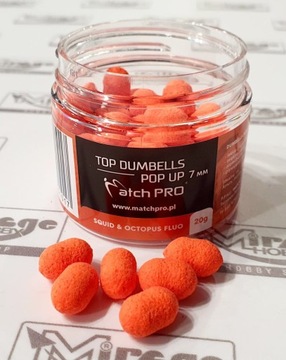 DUMBELLS MATCH PRO POP UP 7mm SQUID & OCTOPUS