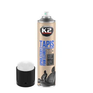 K2 TAPIS 600ML PIANKA DO TAPICERKI ZE SZCZOTKĄ