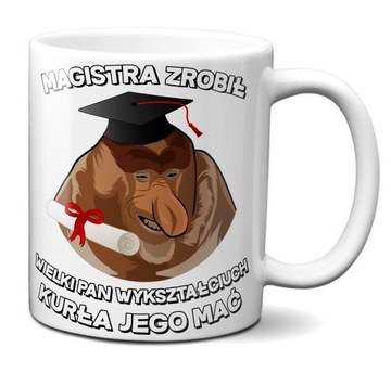 Kubek Nosacz Janusz Magister Obrona Prezent