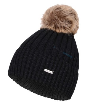 VIKING CIEPŁA ZIMOWA DAMSKA CZAPKA SPORTOWA Z POMPONEM