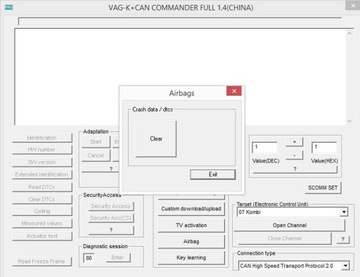 Интерфейс VAG Commander 1,4 K+CAN OBD2 ДЛЯ VW AUDI