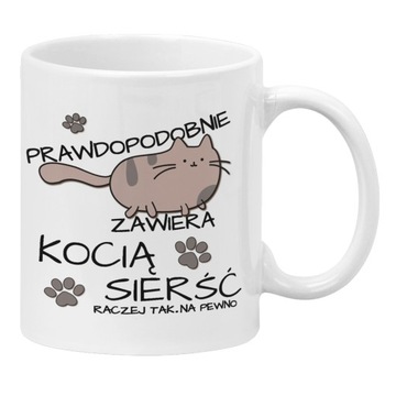 Kubek KOT dla właściciela kota kociary śmieszny