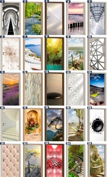 ДВЕРНАЯ НАКЛЕЙКА Мебель Фотообои Шпон