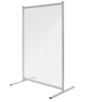 Przegroda PLEXI Ścianka Barowa stojak ALU 120x180