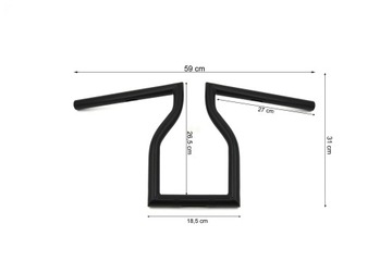 Дюймовый руль мотоцикла Anfora Harley Custom