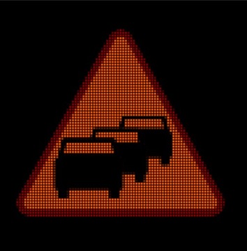 Светодиодное дорожное информационное табло, большой экран, светодиодный экран