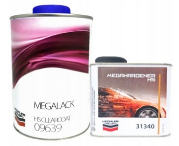 LECHLER 09639 MEGALACK Lakier bezbarwny HS 1L +UTW