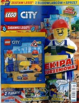 LEGO CITY nr 5/23 + 2 BUDOWLAŃCÓW I SPRZĘT