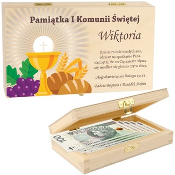 Pamiatki Komunijne Pamiatka Komunii Pudełko
