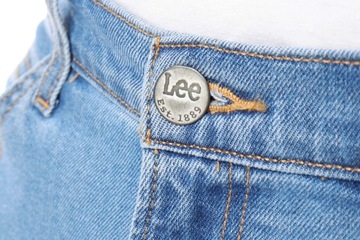 LEE BROOKLYN spodnie męskie proste jeans W42 L32