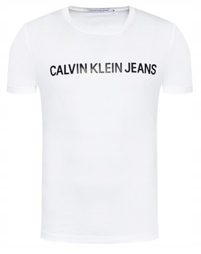 Calvin Klein Jeans T-shirt męski biały, r. XL