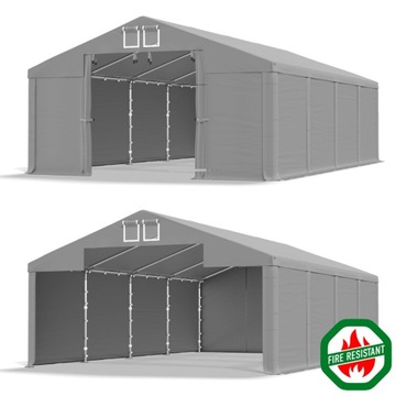 Namiot FIREPROOF 6x8 magazynowy RÓŻNE KOLORY