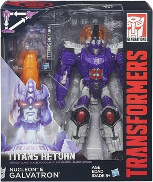 TRANSFORMERS TITANS RETURN NUCLEON & GALVATRON