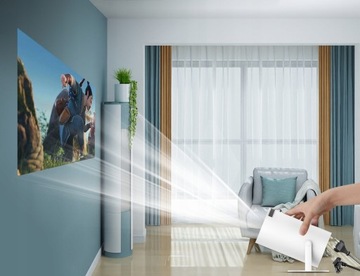 ПОРТАТИВНЫЙ МИНИ-ПРОЕКТОР СМАРТ-ТВ ВРАЩАЮЩИЙСЯ ДИНАМИК FULL HD HY300