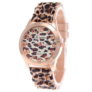 Damskie dziewczyny Geneva Fashion Sexy Leopard Jel