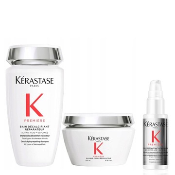 Kerastase Premiere zestaw odbudowujący włosy zniszczone szampon maska