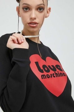 Love Moschino bluza damska Czarna | Rozmiar 42