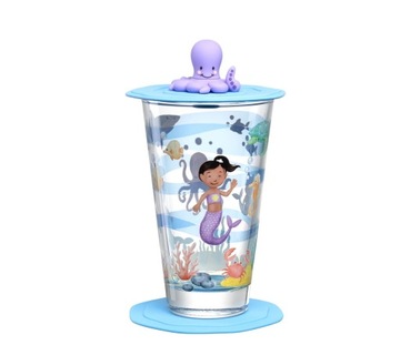 Szklanka Bambini 300ml morze akcesoria niekapek