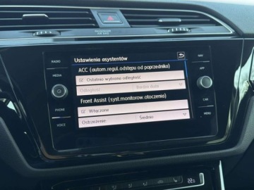 Volkswagen Touran III 1.4 TSI 150KM 2017 Volkswagen Touran TSI 150KM Highline 7 os. LED Top Keyless Nawigacja, zdjęcie 25