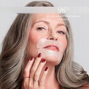 Коллагеновые патчи Sio Beauty LIP от морщин вокруг рта, губ, двойные.