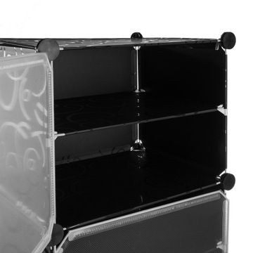 Półka na Buty Regał Szafka Stojak Obuwie Organizer Moduł 6 Półek Modułowa